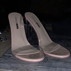 Glass Slipper clear Heels